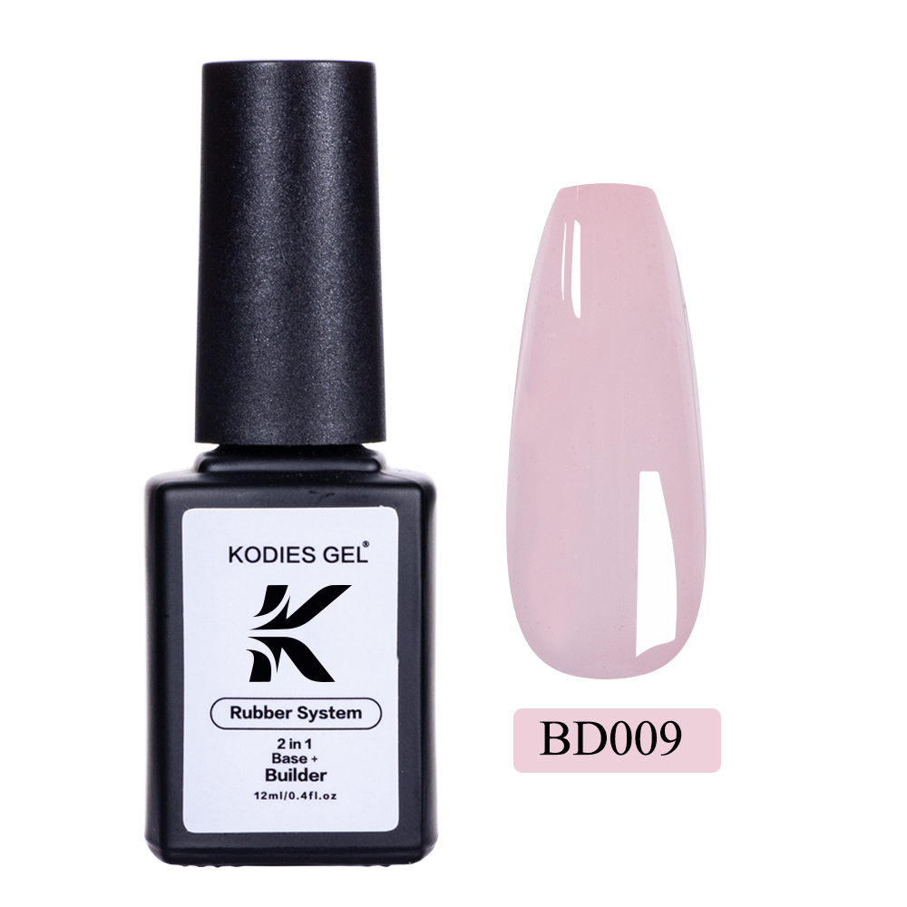 KODIES GEL Rubber Base Gel Builder Poly Nail Gel Polish for Extension 12ML Semi Permanent UV Manicure Color Base for Nails Art: MULTI