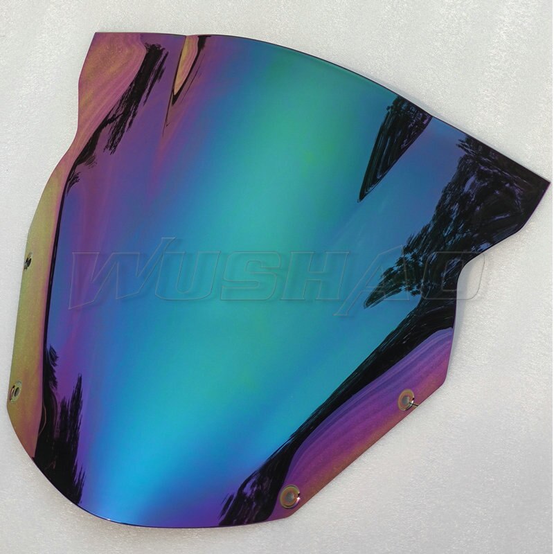 Pare-brise de moto en Iridium noir fumé pour Kawasaki Ninja R 650R ER6F EX650 C D, 650 ER-6F: Black Iridium