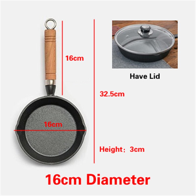 10Cm Kleine Speciale Olie Pan Voor Hete Olie Gietijzeren Mini Omelet Kleine Koekenpan Huishoudelijke Pan Non Stick pot Ontbijt Pot Potten: I