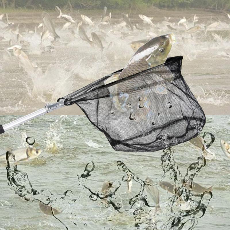 Fishing Nets Aluminum Alloy Telescoping Foldable Landing Net Network Trap