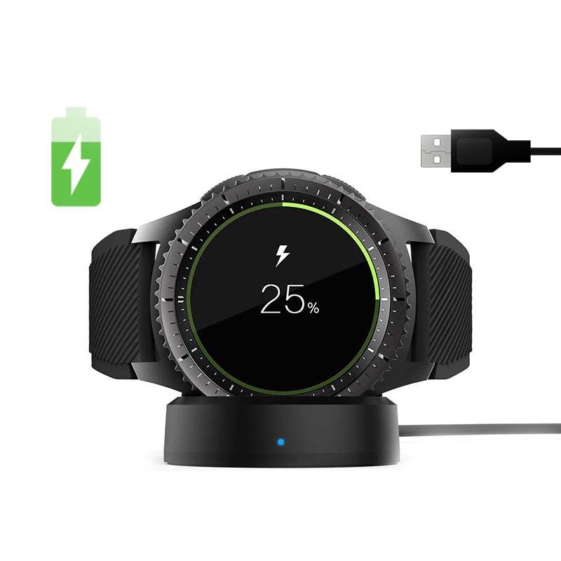 Sikai Draadloze Snelle Oplader Voor Samsung Gear S3 Frontier S2 Sport Charging Dock Voor Samsung Galaxy Horloge 46Mm Actieve charge Dock