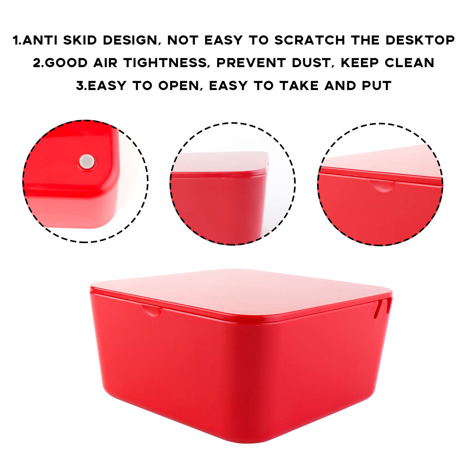 Portable Makeup Mirror Set With Storage Box Container Vanity Mirror Desktop Organizer for Cosmetics
