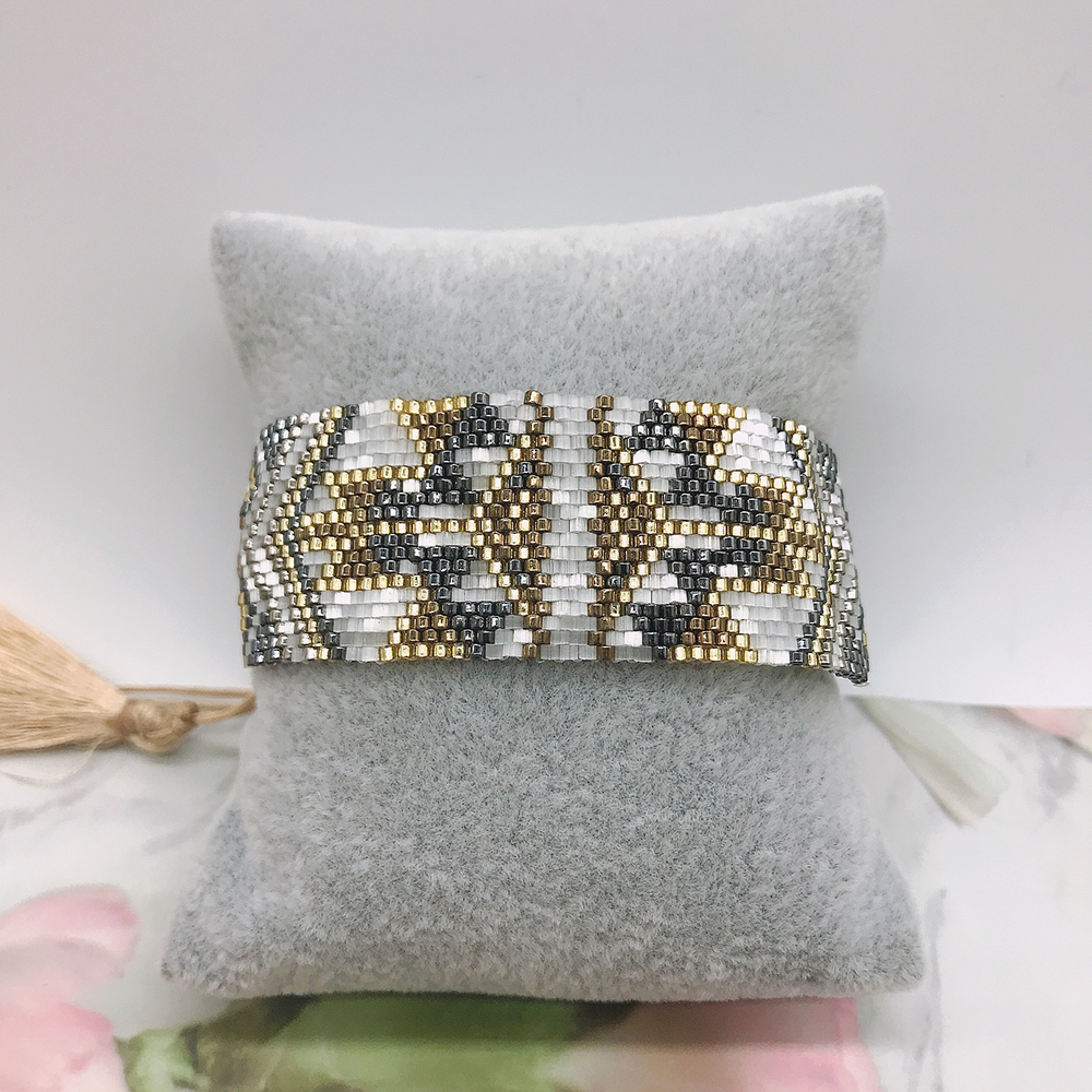 BLUESTAR Delica MIYUKI Bracelet For Women Trendy Jewelry Star Armband Mexican Heart Pulseras Femme Handmade Woven Tassel