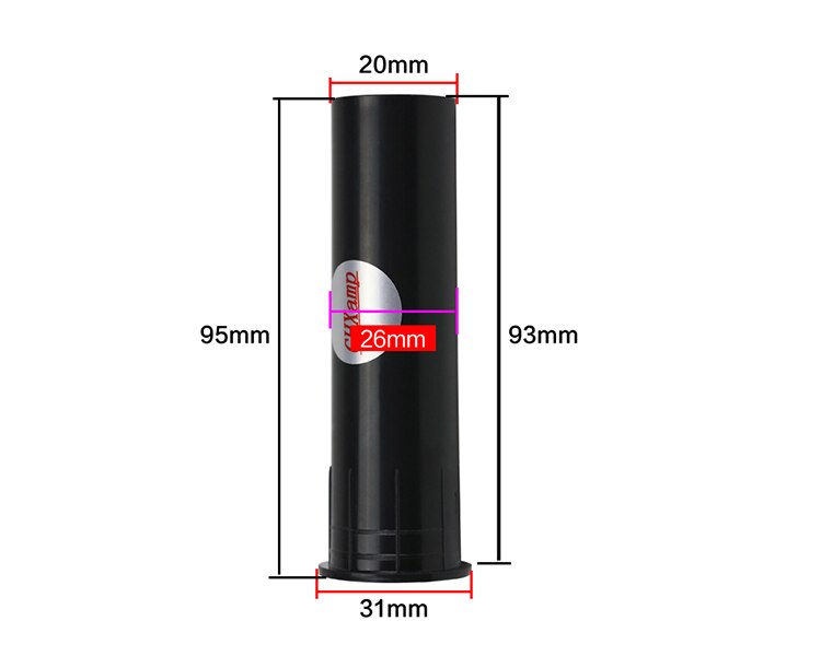 GHXAMP 2 inch 4 inch 6.5 inch Speaker Inverted Tube Port Auxiliary BASS Subwoofer ABS Loudspeaker Guide Tube 2PCS: For 3inch