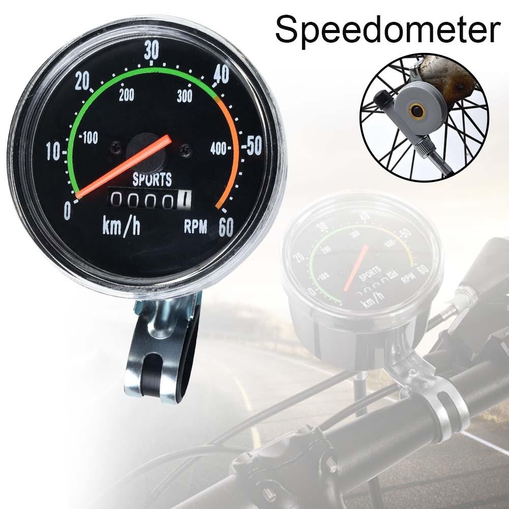 Bicycle Stopwatch Mechanical Classic Retro Bike Speedometer Bike Wired Milometer for 26/28/29/27.5inch Bike Bicycle Accessories: Default Title