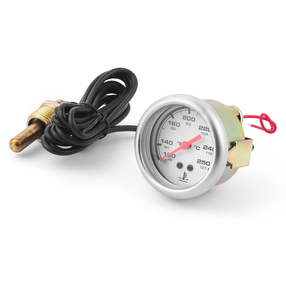 2 "52 MM mechanische 12 V watertemperatuurmeter 38-121 ℃ /100-250 ℉ Watertemperatuurmeter Autometer met sensor NPT 1/2-14