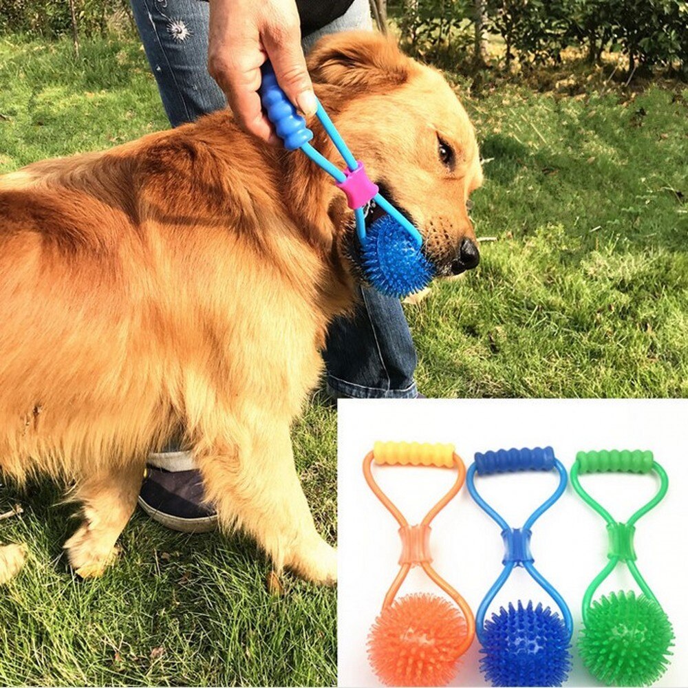 Pet Toys For Golden Retriever Large Dogs Training Elastic Drawstring Ball Small Dog Chew Toy Funny Dog Interactive Toys