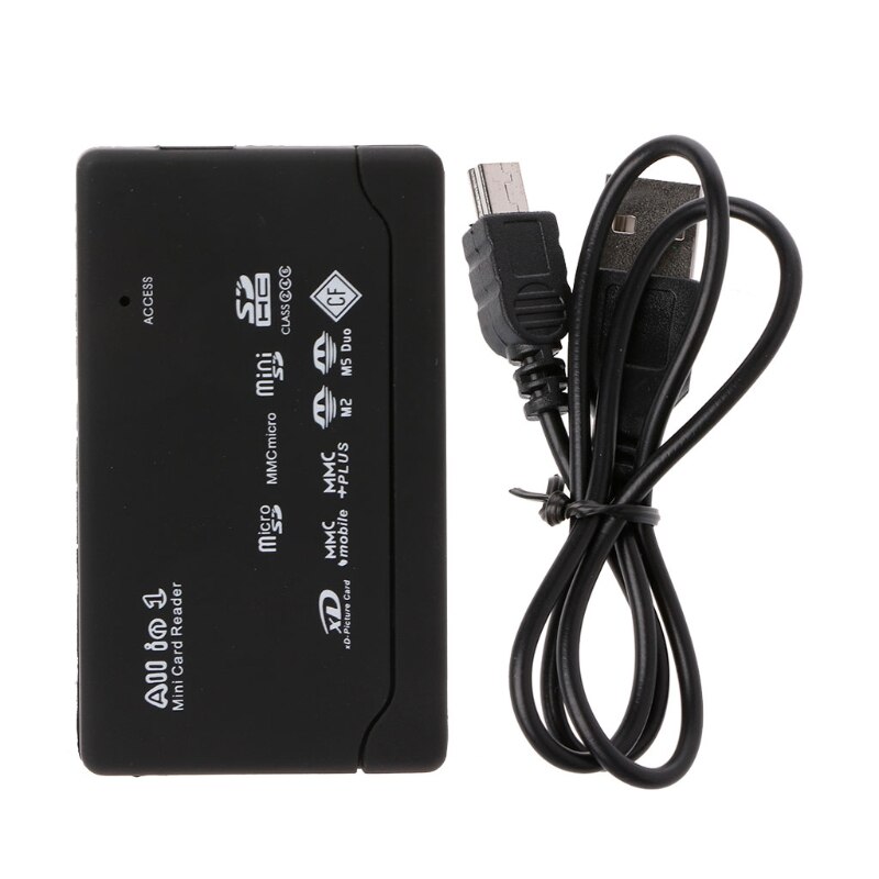 All-In-One Memory Card Reader For USB External Mini Micro SD SDHC M2 MMC XD CF