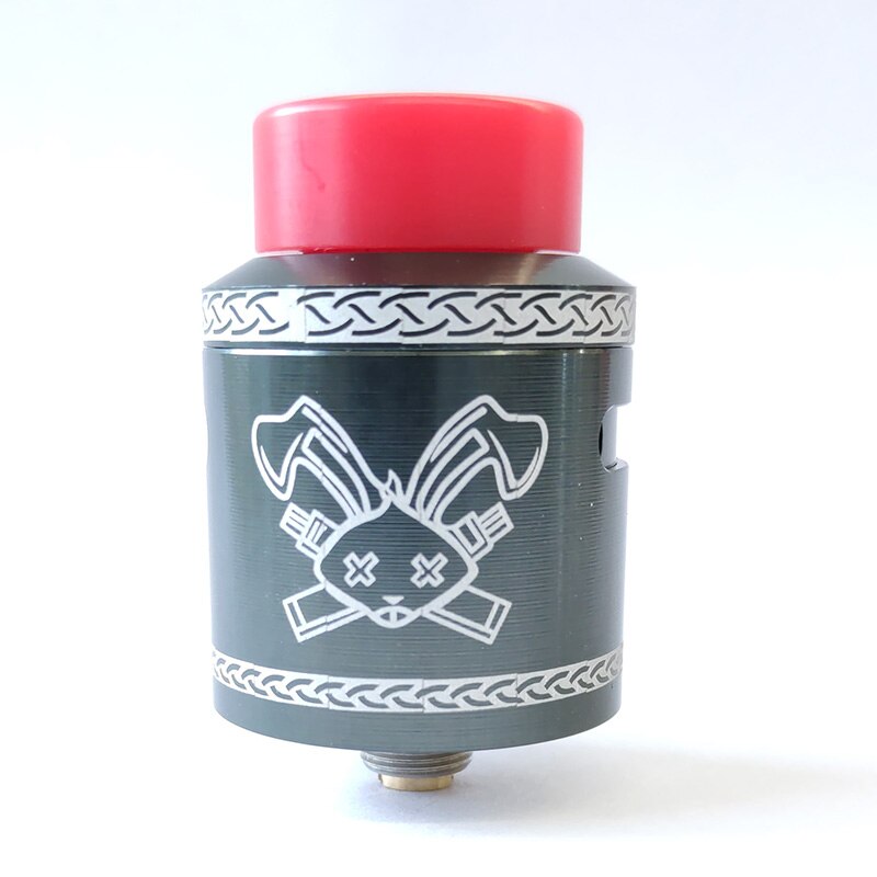 Phenomenon Dead Rabbit V2 RDA 24mm 810 Drip Tip Dual Coil Airflow System Squonk 510 BF Pin Vape Thread Lace Cotton Ni80 Coil: gun