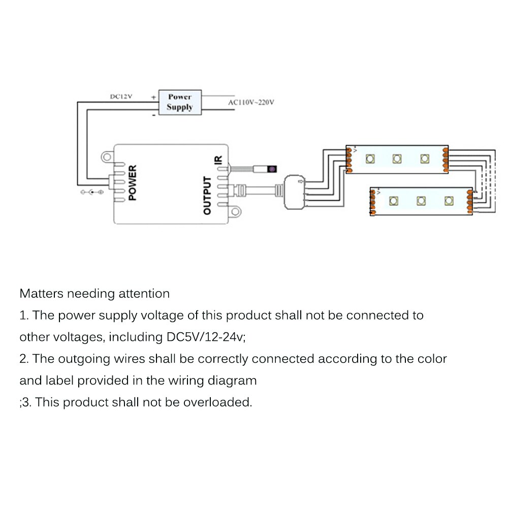Led Controller 40 Toetsen LED IR RGBW Controler LED Verlichting Controller IR Remote Dimmer DC 12V 24V 20 kleuren