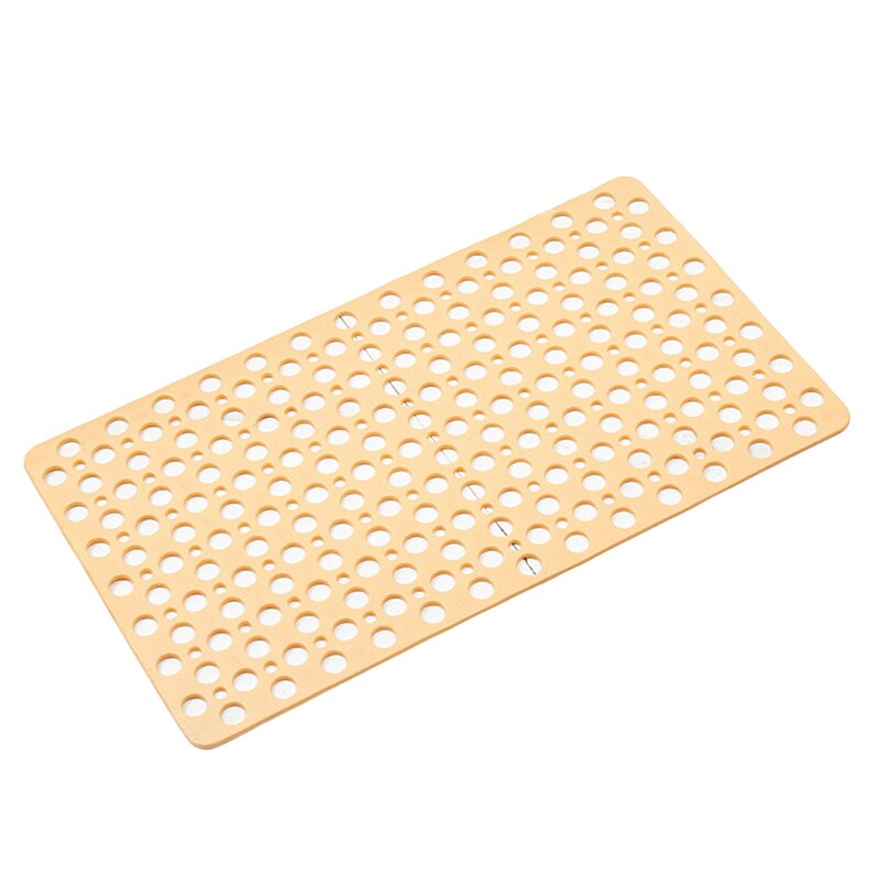 Bathroom Bathtub Anti-Slip Floor Mat Strong Suction Cup Lengthened Massage Bath Mat Shower Bathtub Mat: yellow
