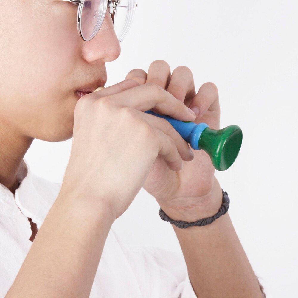 Houten Hoorn Hooter Trompet Muziekinstrument Speelgoed Voor Kids Kinderen Vroeg Onderwijs Muziek Tool Leren & Onderwijs