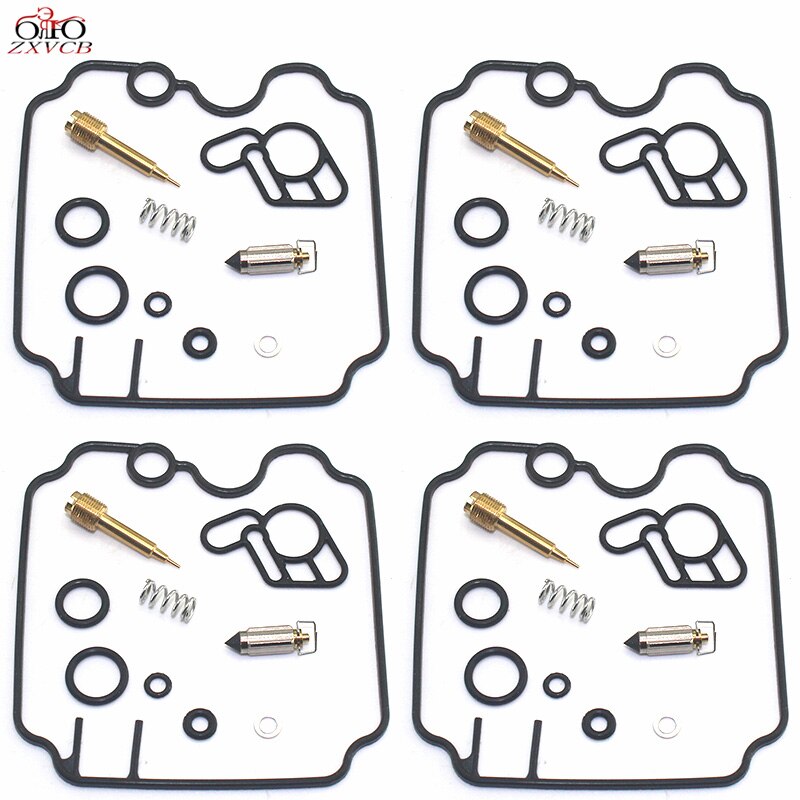 Kit de reparación de carburador de motocicleta, piezas de junta de aguja flotante para XJ600N, XJ600S, 1992-1994, XJ, 600, XJ600 N S: 4sets