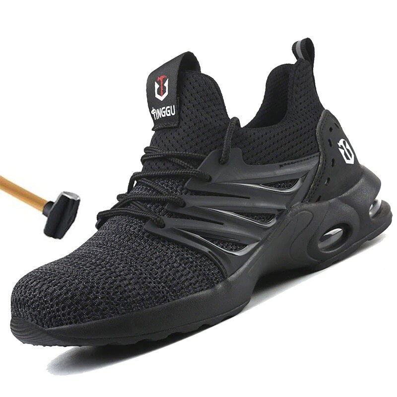 Schoenen Mannen Werken Sneakers Anti-Lek Veiligheidsschoenen Zomer Ademend