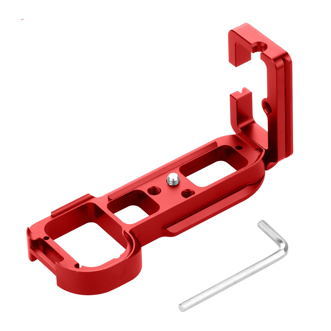 Quick Release L Plate for Sony A7R A7S A7 A7M2 MARK II A7II A7S2 A7R2 Tripod Ball Mount 38mm Vertical Bracket Camera Hand Grip: for A7 Red