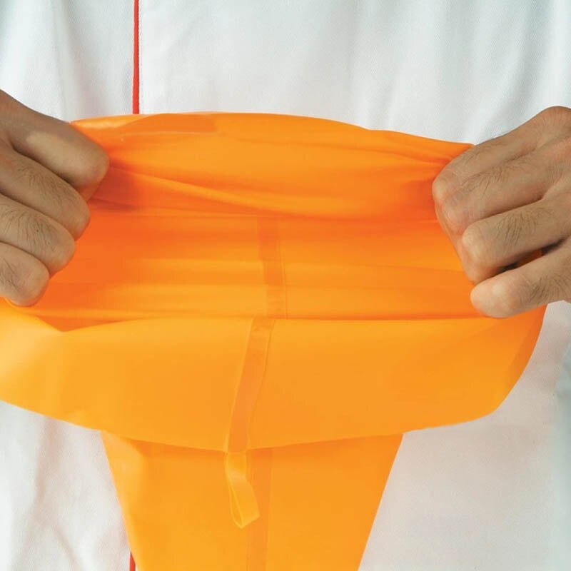 Sac de pâtisserie en Silicone réutilisable tuyauterie outils de décoration de gâteau bricolage Cupcake nouveaux sacs de pâtisserie gâteaux de cuisine pâtisserie fournitures Orange