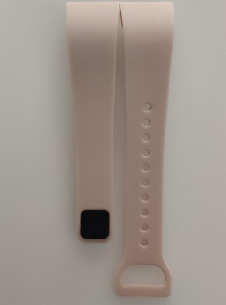 Correa de muñeca colorida para Xiaomi Mi Band 4c, correa de silicona de repuesto para pulsera inteligente Redmi Xiaomi Band 4C: light Pink