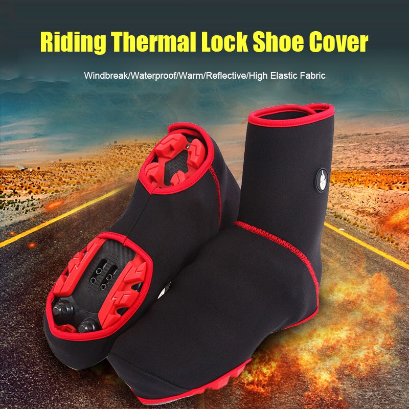Man Vrouw Fietsen Fiets Schoen Covers Winter Warme Waterdichte Protector Warm Winddicht En Waterdicht M88