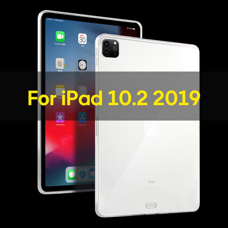 Custodia In Silicone trasparente Per iPad Pro 2020 11 12.9 10.5 9.7 2017 2018 2019 10.2 Funda Per iPad 2 3 4 aria 3 2 1 Mini 4 5 Caso: For iPad 10.2