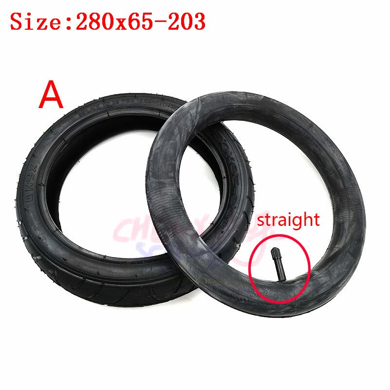 280x65-203 Buitenste Banden Binnenband Kinderen Driewieler Baby Trolley Pneumatische Banden 280*65-203: tube and tyre A