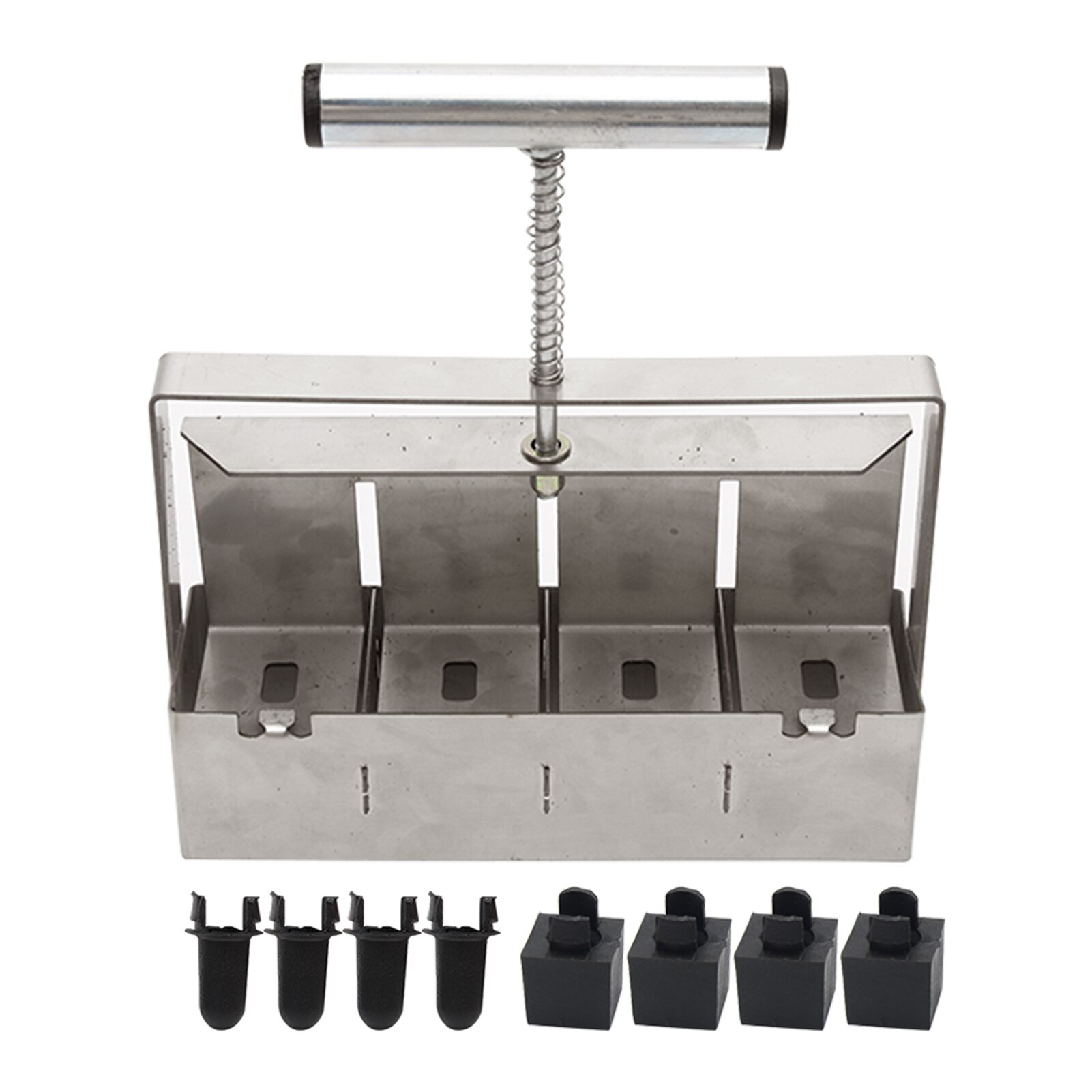 Invernaderos con tope de suelo Quad Manual para exteriores, trasplante de jardín ecológico con agarre cómodo para plantones, huerto portátil