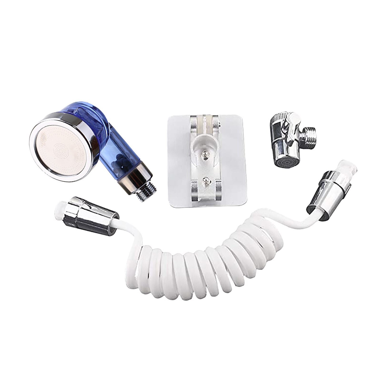 45#Multifunctional faucet Extension Shower Set External Shampoo Artifact, Single Cut Diverter Durable Extenders