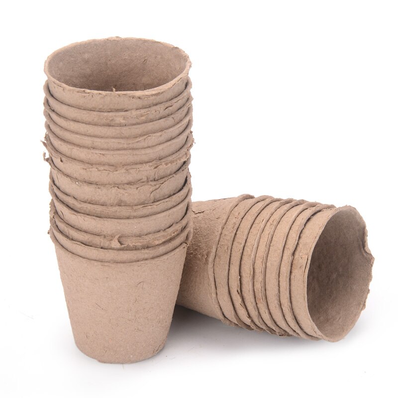 Pulp Nursery Cup 8cm Round Pulp Cup and Biodegradable