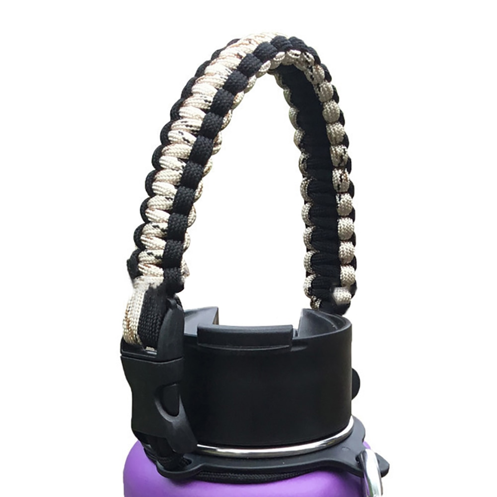 Water Bottle Safety Ring Strap RopeDurable Soft Bottle Carrier Handle Carrier for Hydro Flask Wide Mouth