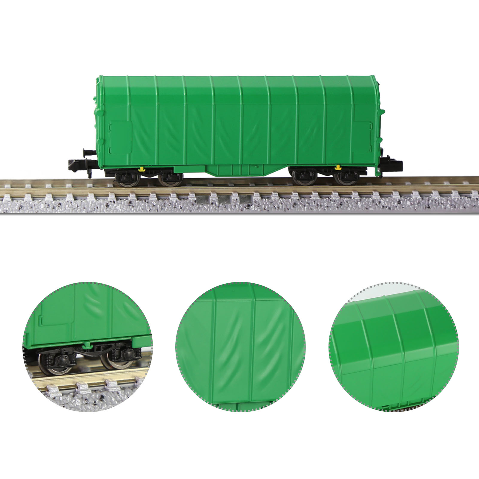 Train modèle train N échelle 1:160, 1 pièce, C15062: Green (No Print)