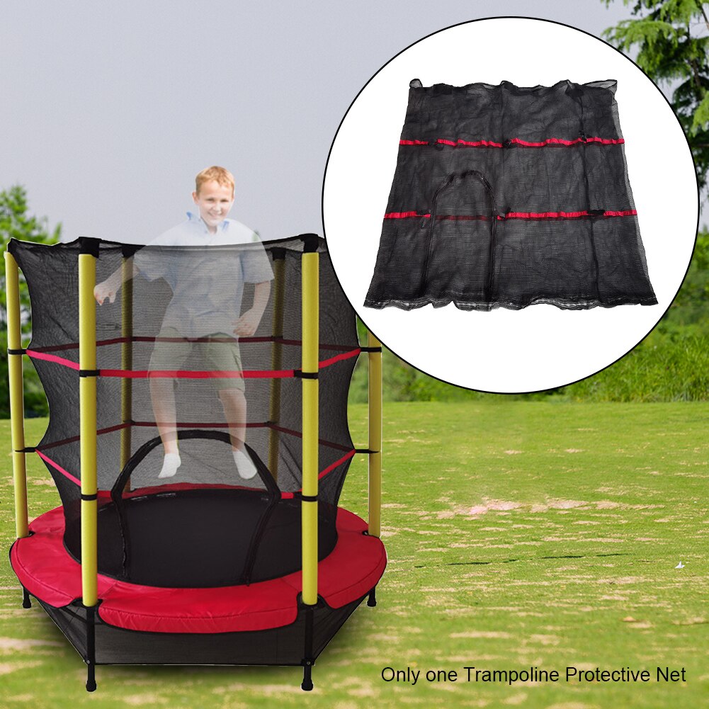 Guard Replacement Part Home Zipper Adult Trampoline Protective Net Kids Safety Mesh Jump Indoor Outdoor Nursery Accessories