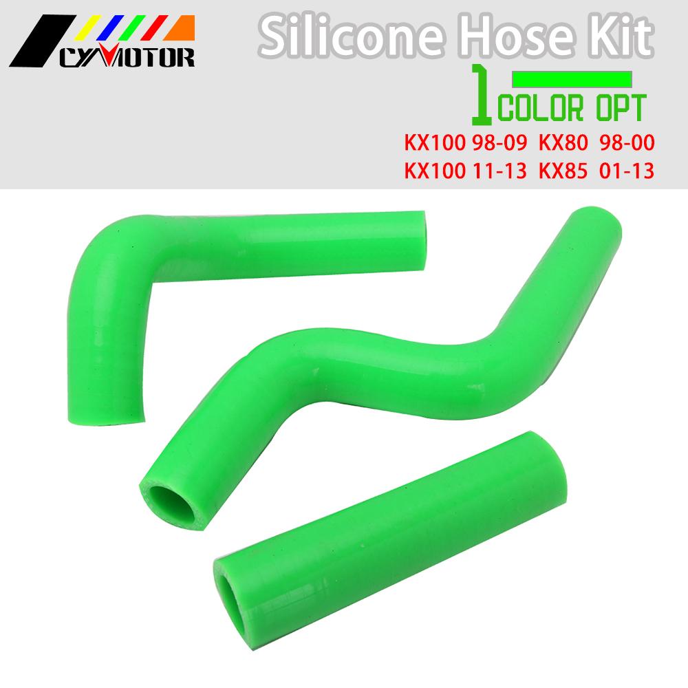 Motorcycle Silicone Radiator Koelvloeistof Slang Waterleiding Voor KX100 1998 KX100 KX85 KX80 1998-2000 Kx 80 85 100