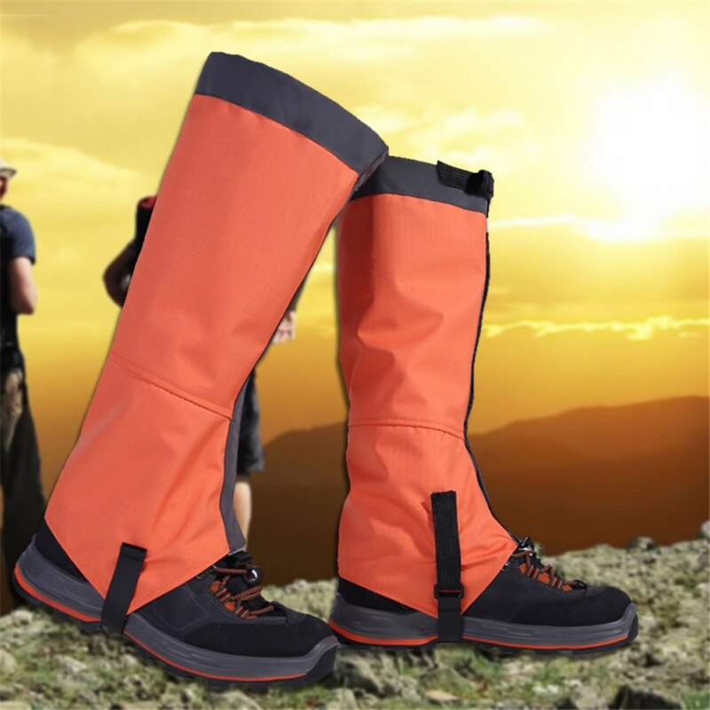 1 paar Schnee Kneepad Skifahren Gamaschen Wandern Klettern Bein Schutz Schutz Sport Sicherheit Wasserdicht Beinlinge Schienbein Schutz