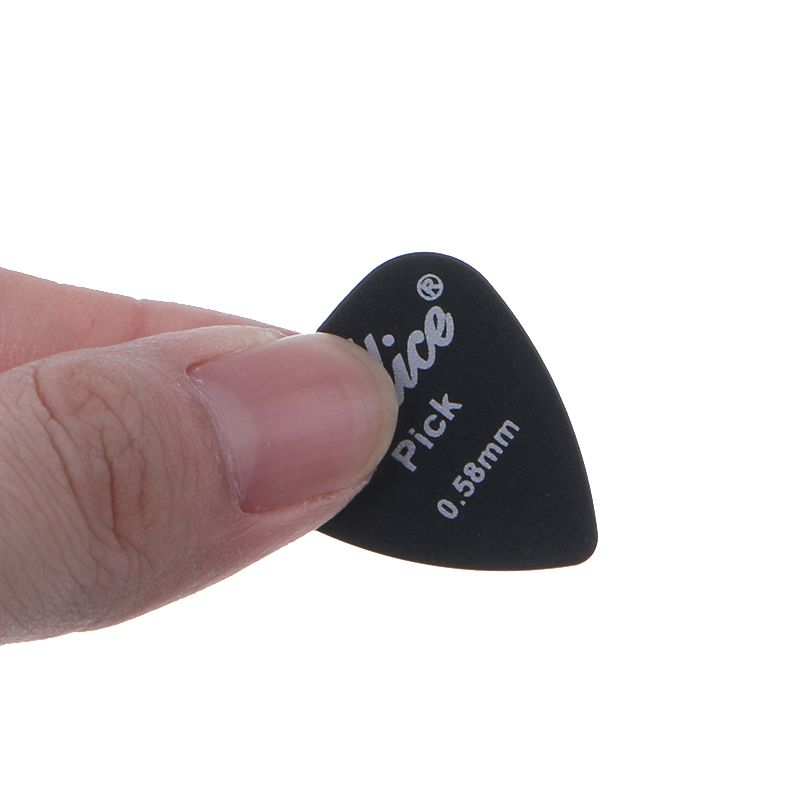 20 stk. 0.58mm glatte nylon gitarplekter plekter plekter holdbarhet
