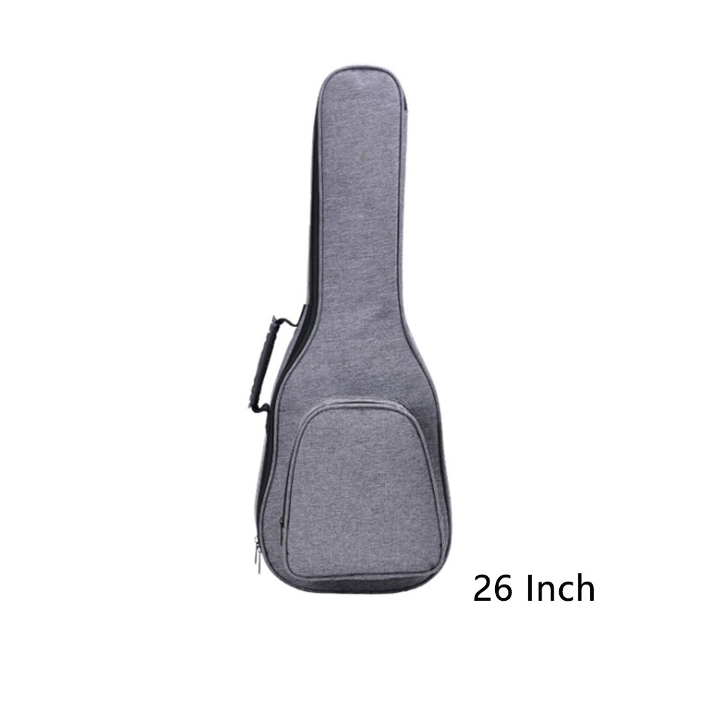 Leinen Verdicken Tragbare Staubdicht Ukulele Gitarre Reißverschluss Travel Freisprecheinrichtung Tragetasche Ergonomische Doppel Strap: Default Title