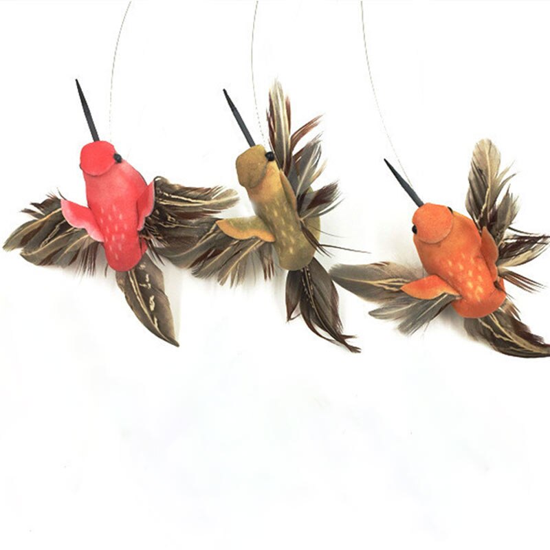 Electric Funny cat random Rotating Bird pet toy Play Butterfly Kitten Teaser Cat Rod Wire Toy For Pet Cat