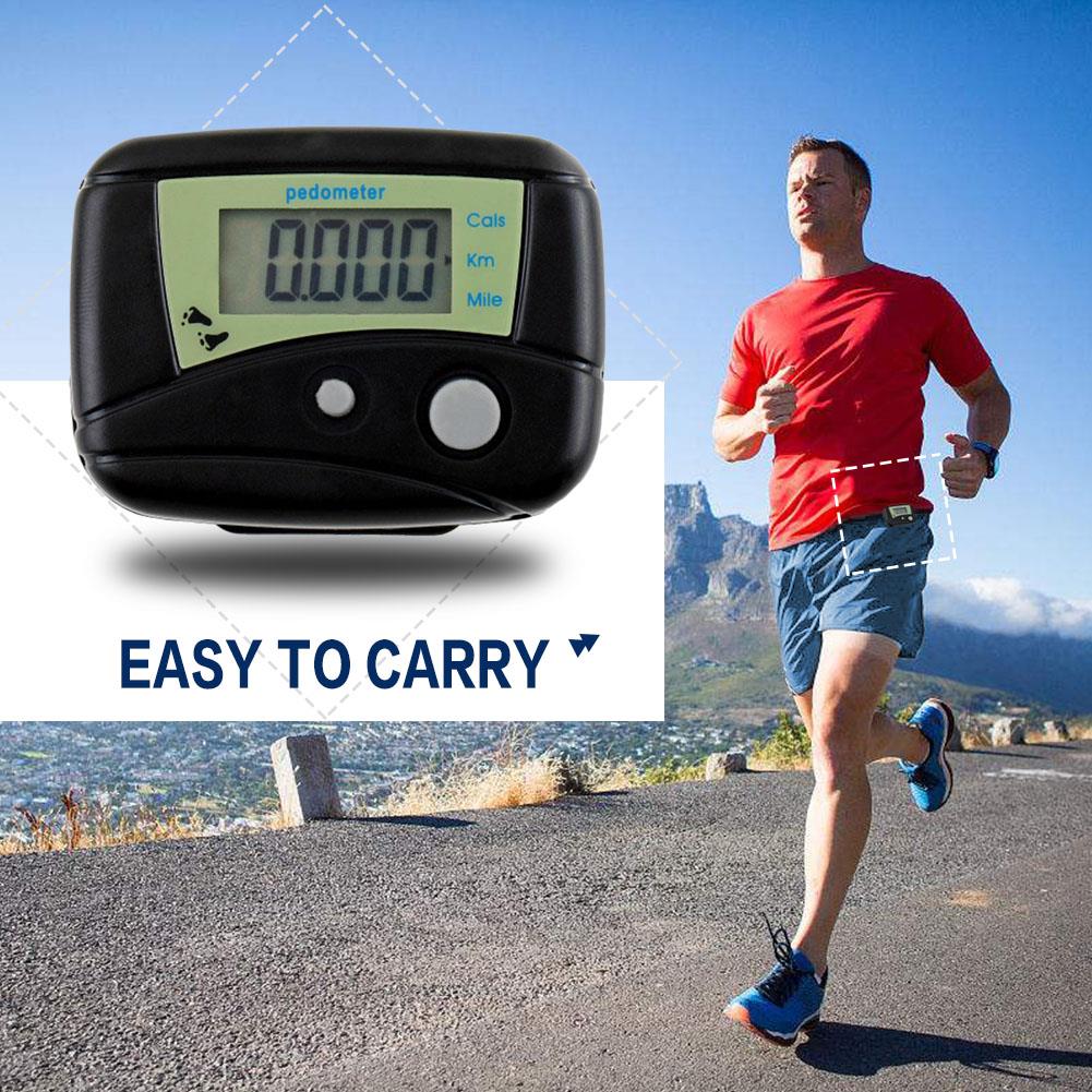 Step Pedometer Calorie Counter Run Watches LCD Black Sport Outdoor Accessories Meter Walking Distance