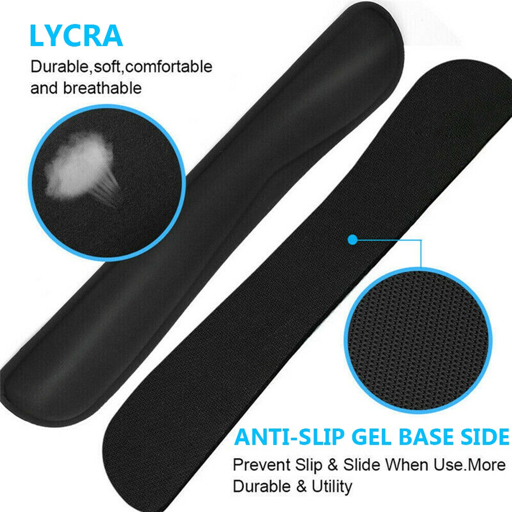 1Set Game Mouse Mat Memory Sponge Keyboard Ergonomic Wrist Rest Pads Anti Slip Hand Support Office Supplies Computer Laptop Acce