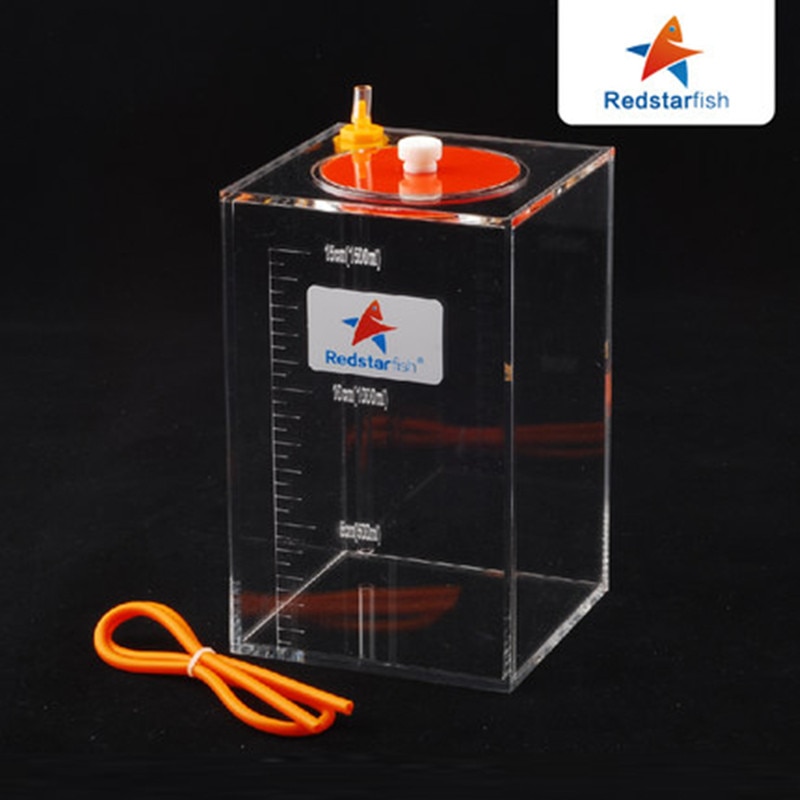 Red Starfish Dosing Pump Scale Liquid Storage Bucket With Scale 1.5L/2.5L/4.5L Liters Acrylic made Reef