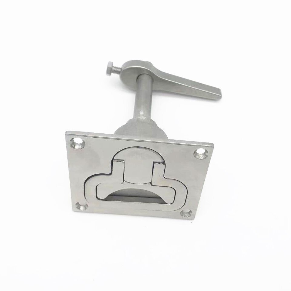 Boat Cam Latch Lift Pull Ring Heavy Locking Lift Handle Duty Large Flush Latch Marine Grade Stainless Steel Fishing