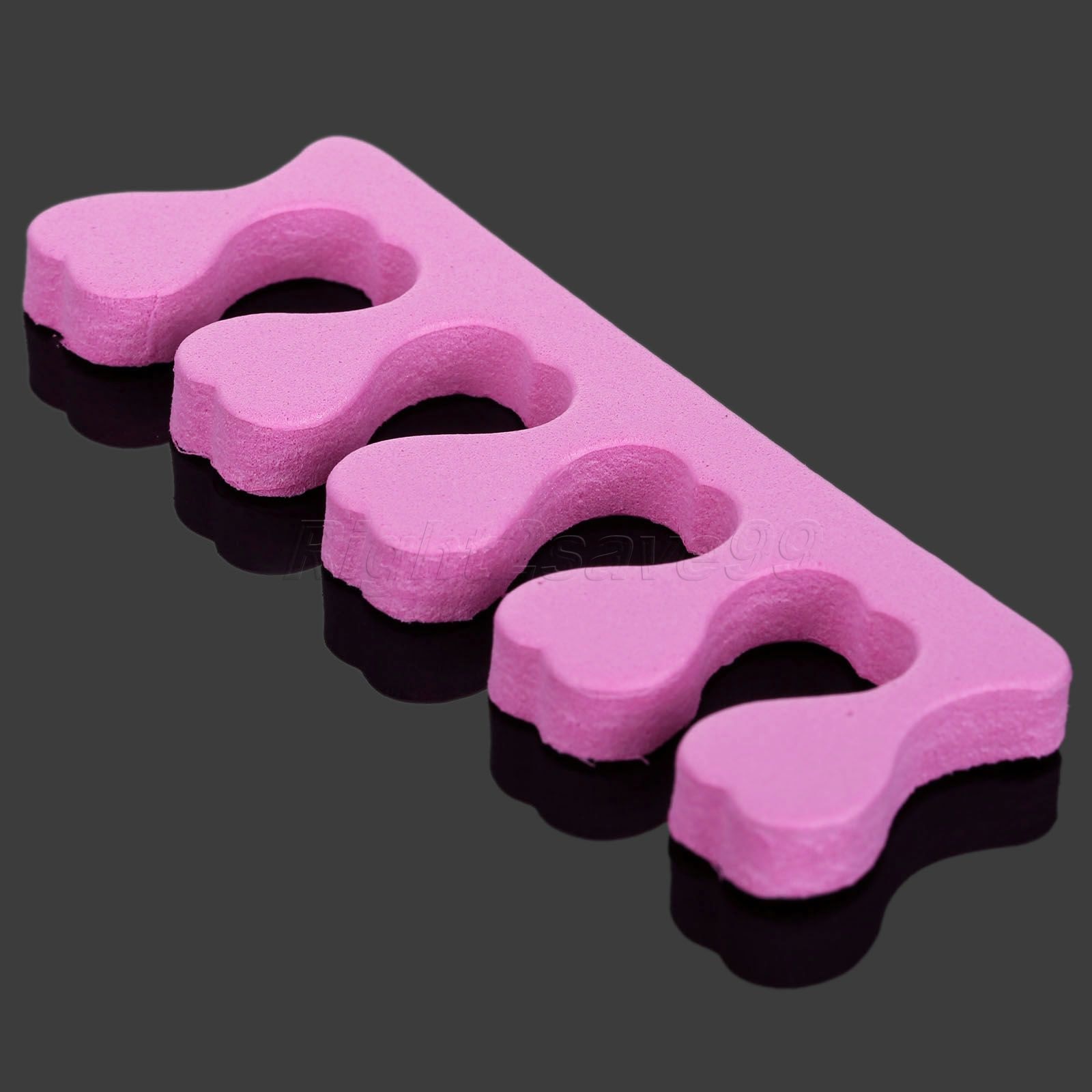 Separadores de dedos de espuma para manicura y pedicura, accesorios para manicura y pedicura, 100 piezas (50 pares)