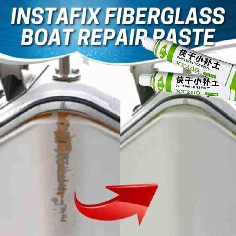 Pasta de reparación de barcos de fibra de vidrio, masilla de secado rápido para rellenar arañazos, agente de pulido de pintura para el hogar, reparación de pared gris I7G7
