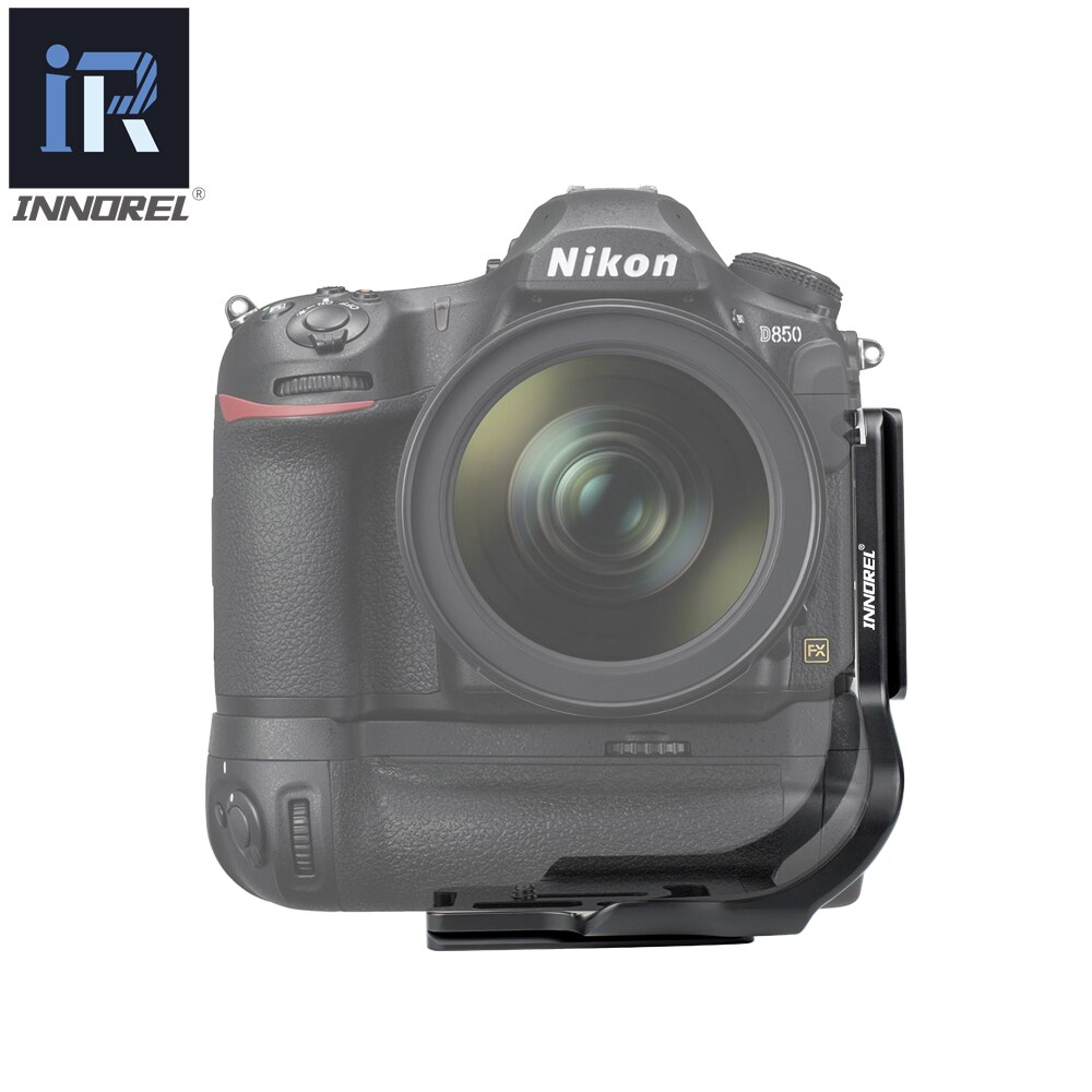 Soporte en L para cámara de LPN-D850LBG, placa en L de liberación rápida, tornillo de 1/4 pulgadas, Arca Swiss, disparo de vídeo Vertical para Nikon D850 DSLR, cabeza de trípode