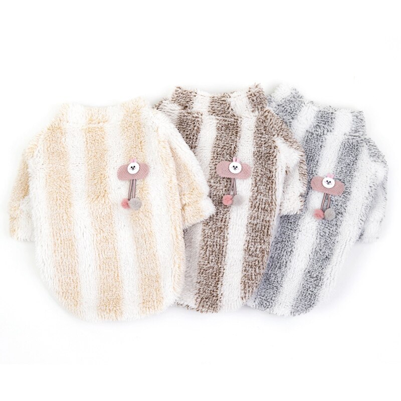 Pet Warm Clothes Dog Costume Autumn Winter Cute Rabbit Tops Puppy Comfortable Coats Jackets For Small And Medium Dogs