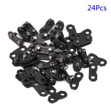 24 Sets 325" .050 & .058 Chainsaw Chain Master Links Repair Preset Tie Straps