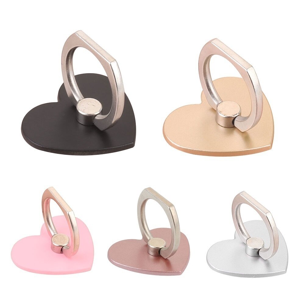 Accessori del telefono Del Telefono Anello 360 Anello di Presa di Barretta di Rotazione Supporto Del Supporto Del Basamento del Supporto dell'automobile per il Telefono mobile Universale: rosa oro