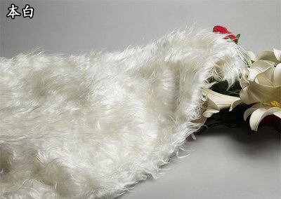 Pluche cospaly prestaties kleding sieraden teller clothr achtergrond doek deken hond haar ambachten pluche faux fur stof: 2