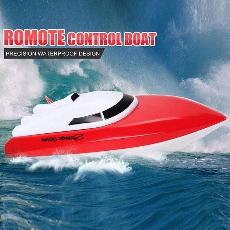 2.4G Wireless Remote Control Boat With Flashing Lights High-speed Boat RC RC Boat Ship Four-channel Remote Control Electric D3Q9