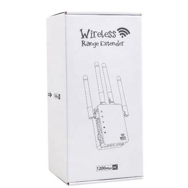 1200Mbps Dual Band wifi repeaterWPS Easy Setup WiFi Range Extender 2.4/5GHz Wi-Fi Signal Booster Amplifier Wireless Extender