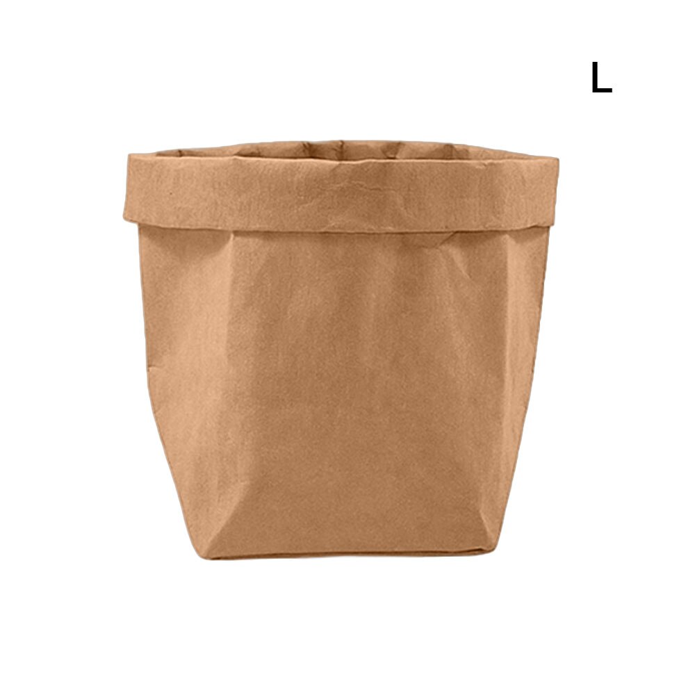 Waschbar Kraft Papier Tasche Anlage Blumen Topf Multifunktions Hause Lagerung Tasche Wiederverwendung Kunst Vase Topf Reusable Für Wohnkultur: 9