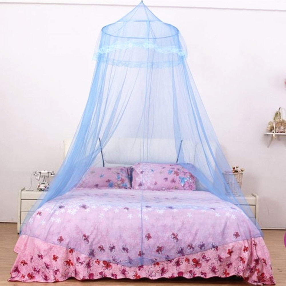 Moustiquaire suspendue en Polyester pour lit d&#39;enfants, tente de lit en dôme de princesse, Double King Size, Protection contre les insectes volants